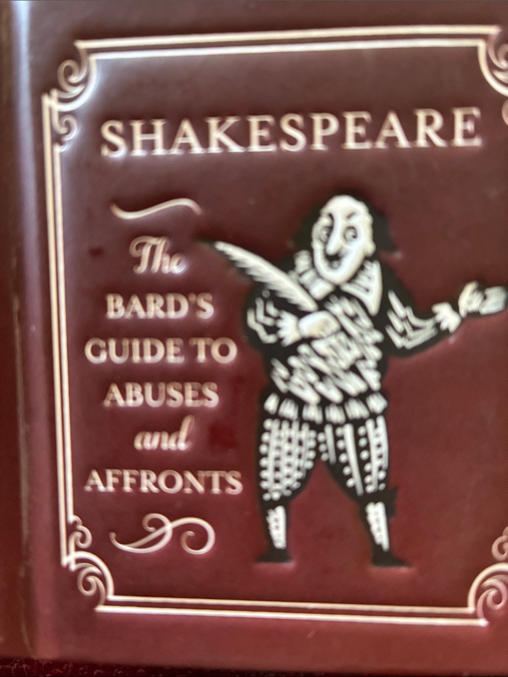 Shakespeare The Bard's Guide to Abuses and Affronts - MINIATURE book